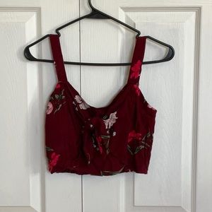 Hollister cropped tank top
